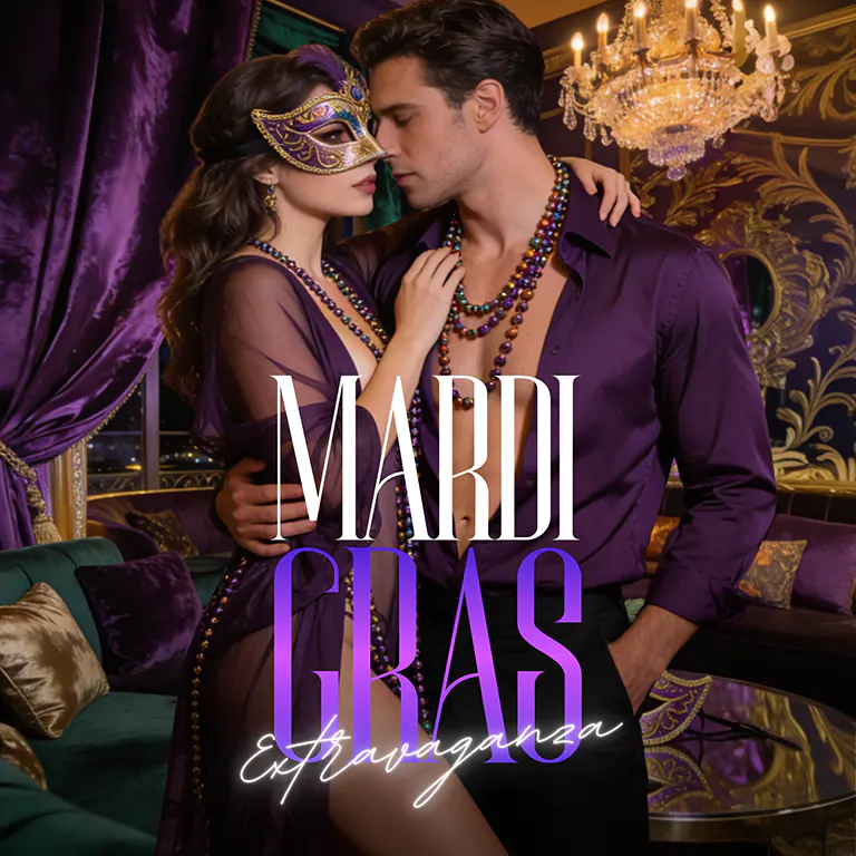 2028 Mardi Gras Cruise Couple