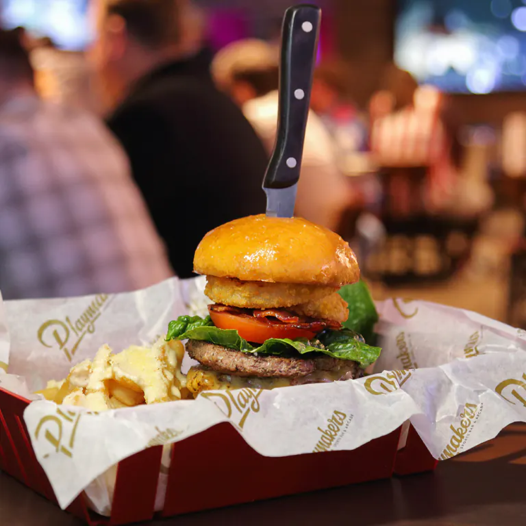 RCI Playmakers Sports Bar Hamburger