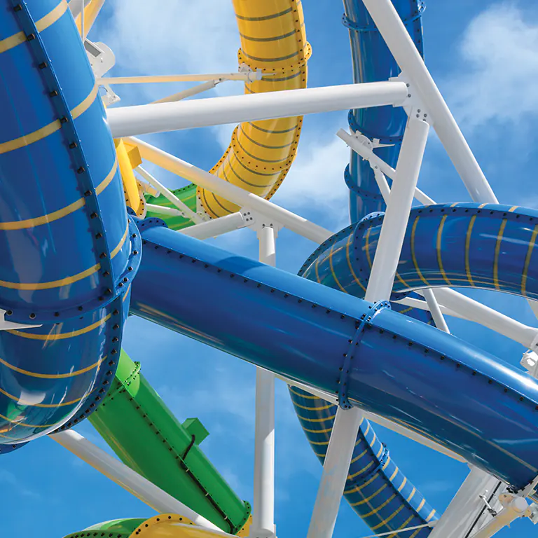 Waterslides on RCI Mariner of the Seas